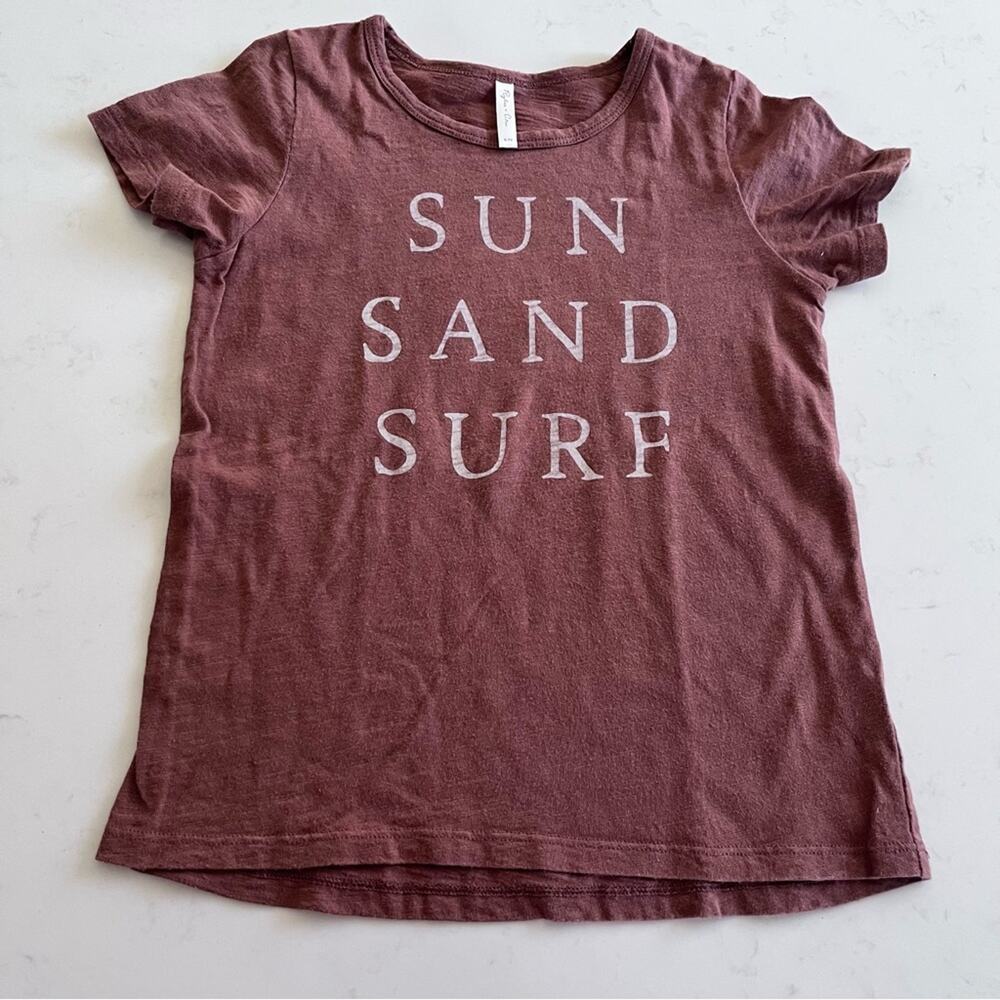 RYLEE + CRU Sun Sand Surf T-Shirt | Ochre size 6-7